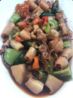 Foto resep Tumis Cumi Asin Cabe Hijau