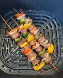 Thịt Bò Ớt Chuông Xiên Que Nướng NCKD