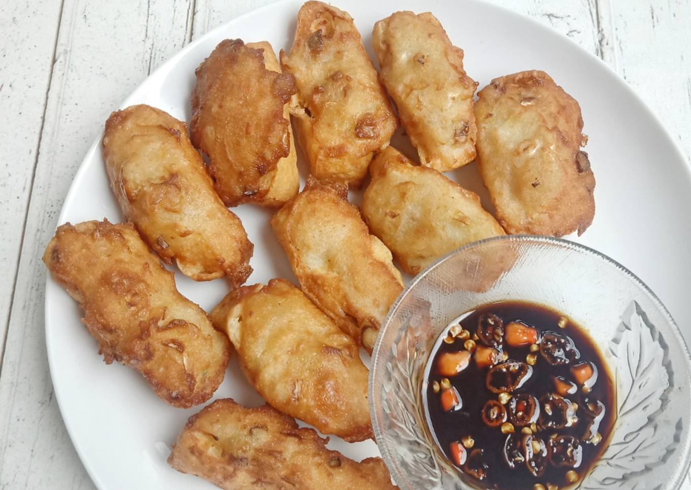 Tahu aci goreng