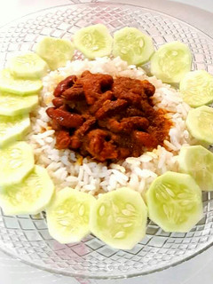 A picture of Rajma Chawal.