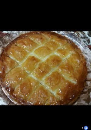 صورة لوصفة صينيه بقلاوه بالكريمه والقشطه