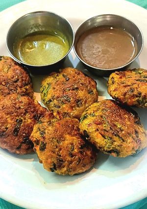 A picture of Corn Veggie Tikki.