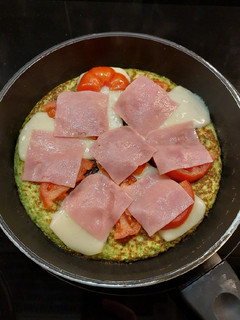 Una foto de "Pizza" de brócoli