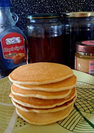 Φωτογραφία της συνταγής Τα τέλεια pancakes βήμα- βήμα