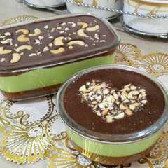 BROWKAT lumer (brownies + avocado mousse + chocolate ganache) no mixer #BrowniesAlpukat রেসিপির প্রধান ছবি