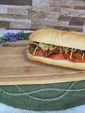 Sándwich de entrecotte braseado