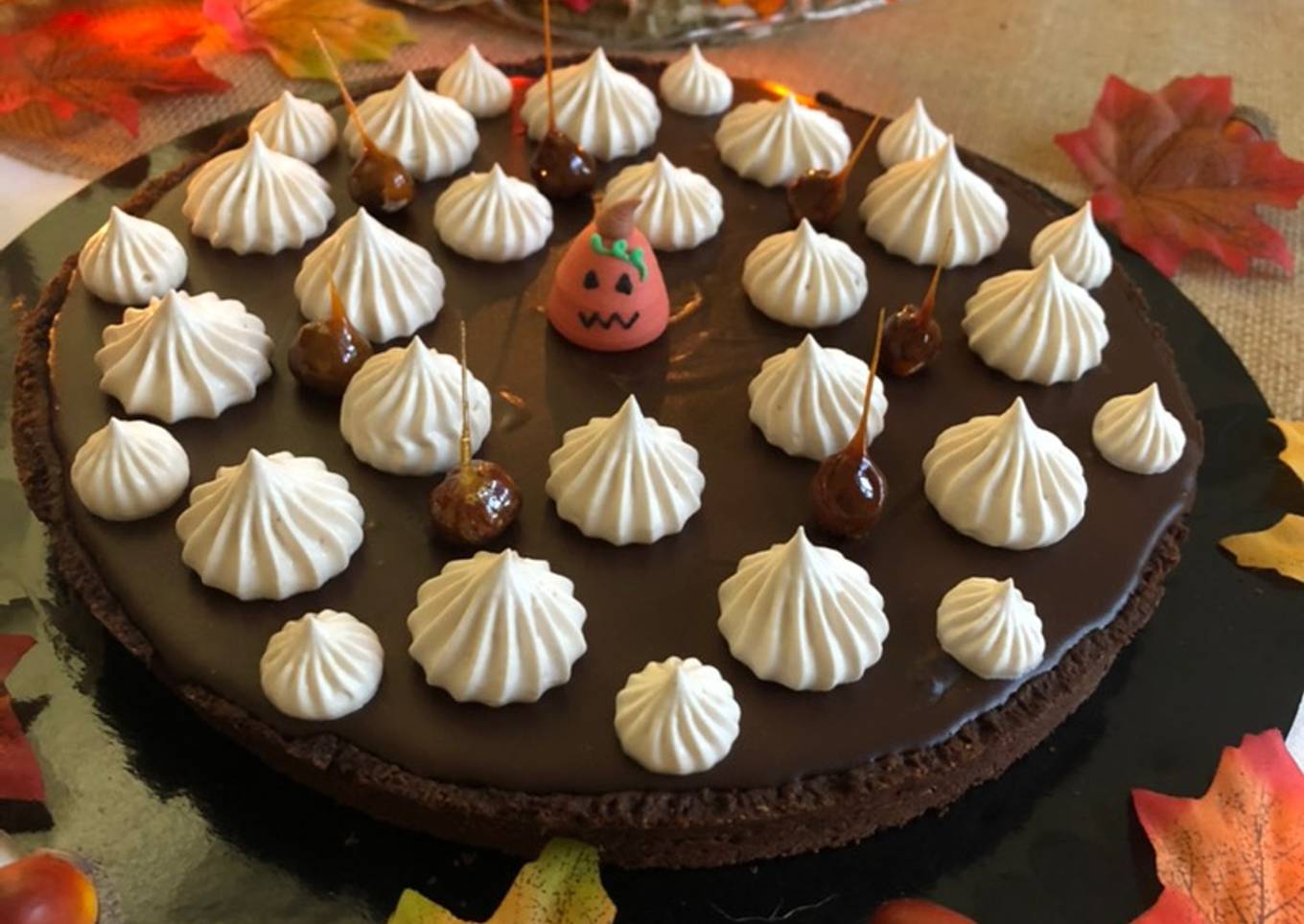 Tarte au chocolat Halloween 🎃