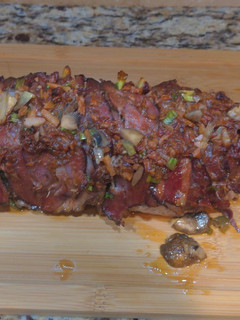 A picture of Bacon Wrapped Pork Tenderloin.