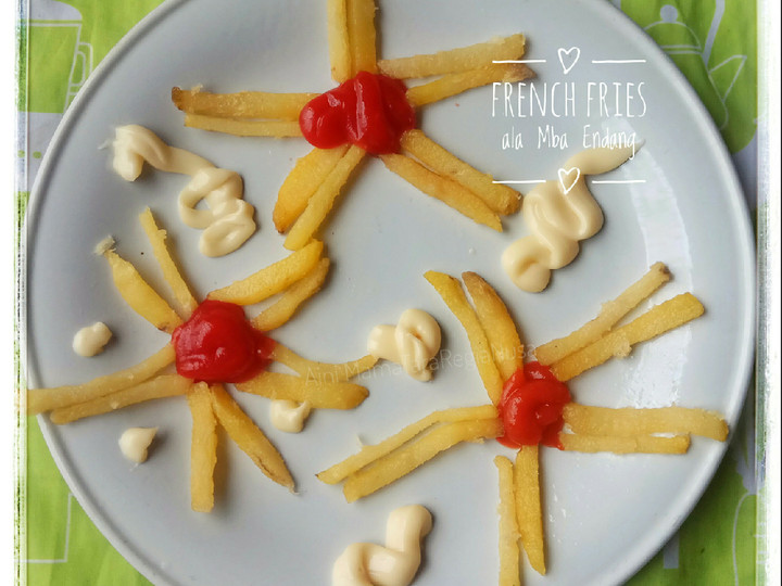 Resep: French Fries (Kentang goreng krispi) Simpel