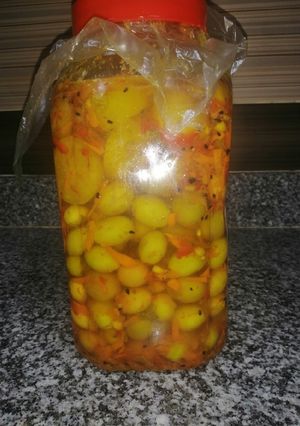 صورة لوصفة الزيتون العزيزي
