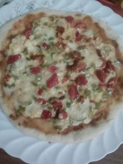 صورة لوصفة بيتزا الطاسة 😙😗😋