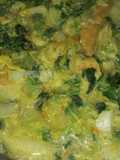 Sayur sawi bumbu kuning