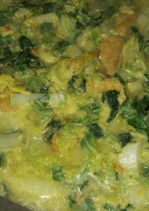 Foto resep Sayur sawi bumbu kuning
