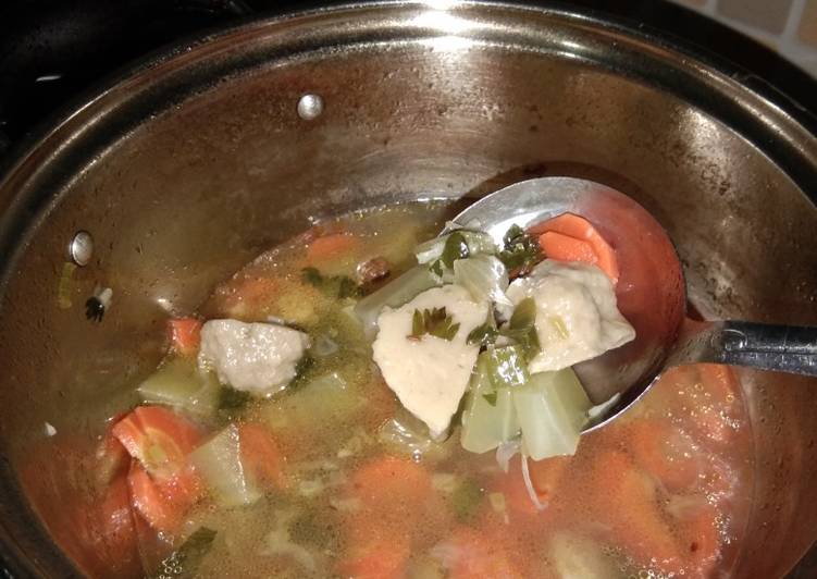 Bagaimana Menyiapkan Soup wortel pentol labu siam Anti Gagal