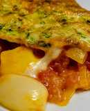 OMELETTE De Claras de Huevo al Cilantro con Hogao colombiano.😋