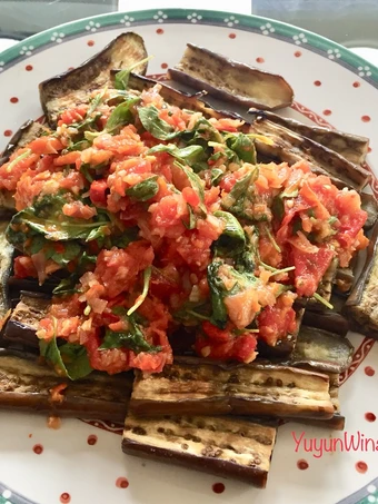 Cara Gampang Membuat Resep Terong Panggang Sambal Tomat Kemangi #ketofy (maintenance) yang Enak Banget Anti Ribet, Sempurna