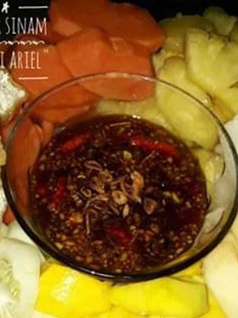 Cara Gampang Membikin Resep Kajur sinam (rujak manis) yang Lezat Anti Ribet, Mantap Sekali
