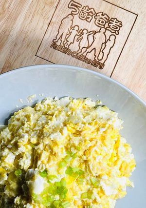 賽螃蟹炒雞蛋(蛋素) 的食譜成品照片