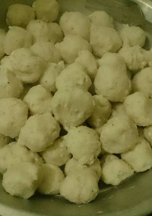 Foto resep bakso ayam kenyal banget