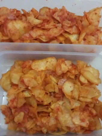 Langkah Gampang Membuat Resep Keripik singkong pedas yang Sempurna Anti Ribet, Bikin Ngiler