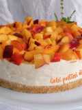 Cheesecake alle pesche