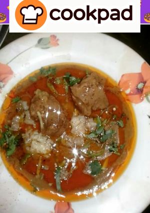 A picture of Beef nali Nehari.