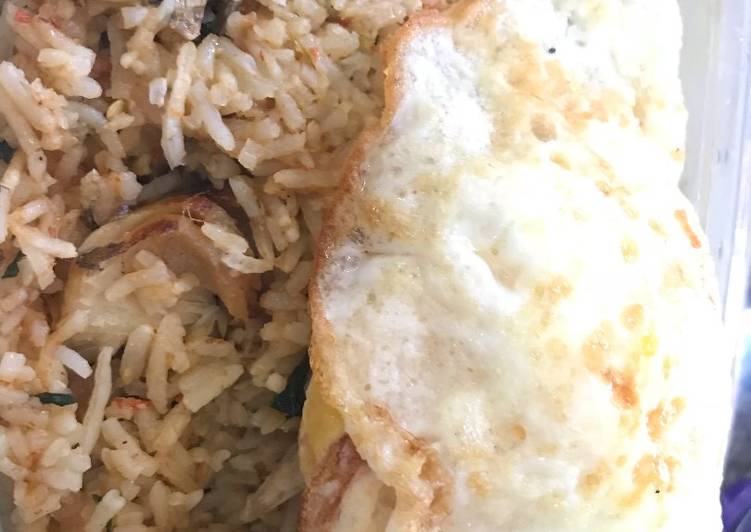 Simple Way to Make Quick Concoction Rice and fried egg