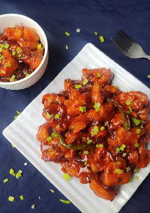 A picture of Crispy Gobhi Manchurian (Dry).