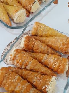 صورة لوصفة كورني بالعجينة المورقة