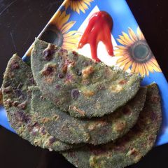 Mini cheese paratha A picture of Mini cheese paratha.