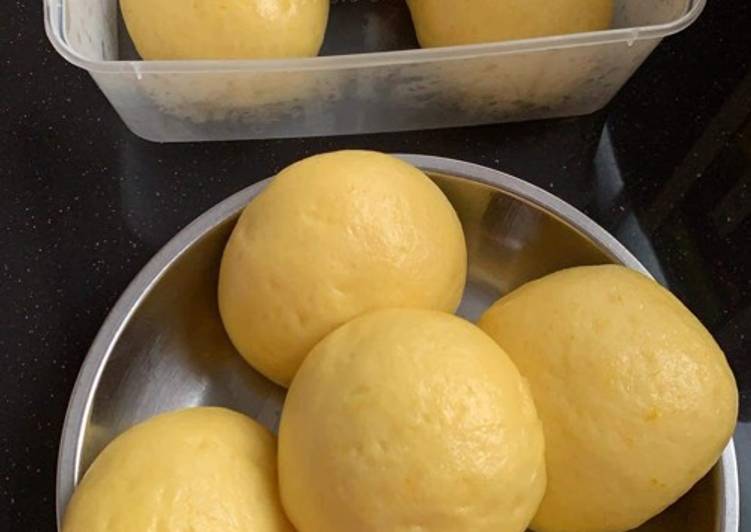 Bakpao pumpkin / labu kuning