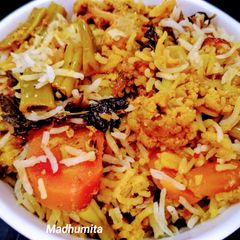 A picture of Veg Dum Biryani.