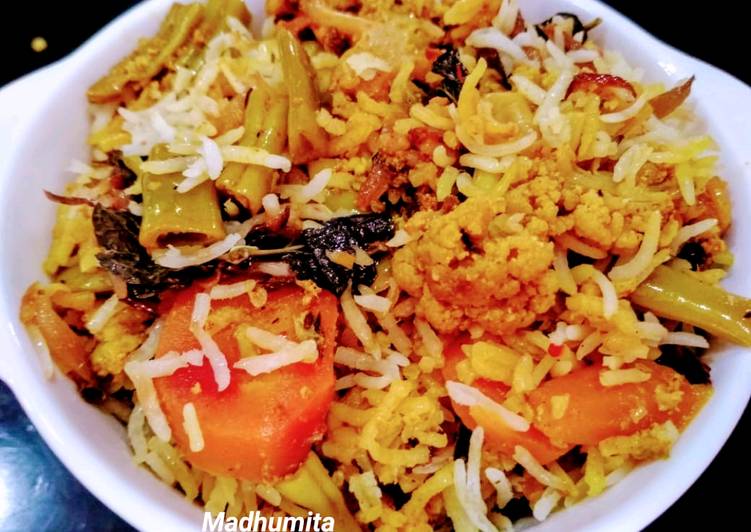 Easiest Way to Make Homemade Pressure Cooked Veg Dum Biryani