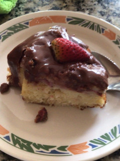 Foto principal de Bizcocho de yogur y fresas