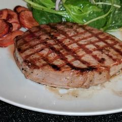 A picture of Grilled Steak & Salad 🥗.