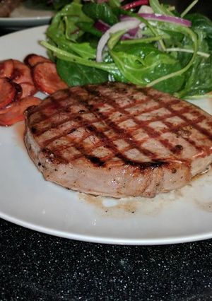 A picture of Grilled Steak & Salad 🥗.