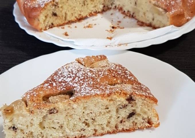 Torta allo yogurt e banane
