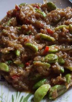 Gambar Sambal totok bilis petai