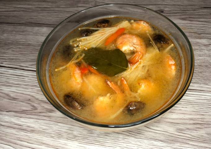 Resep Udang Kuah Tomyum Anti Gagal
