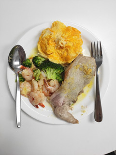 A picture of Simple Microwaved Scrambled Eggs.