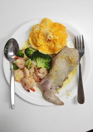 A picture of Simple Microwaved Scrambled Eggs.