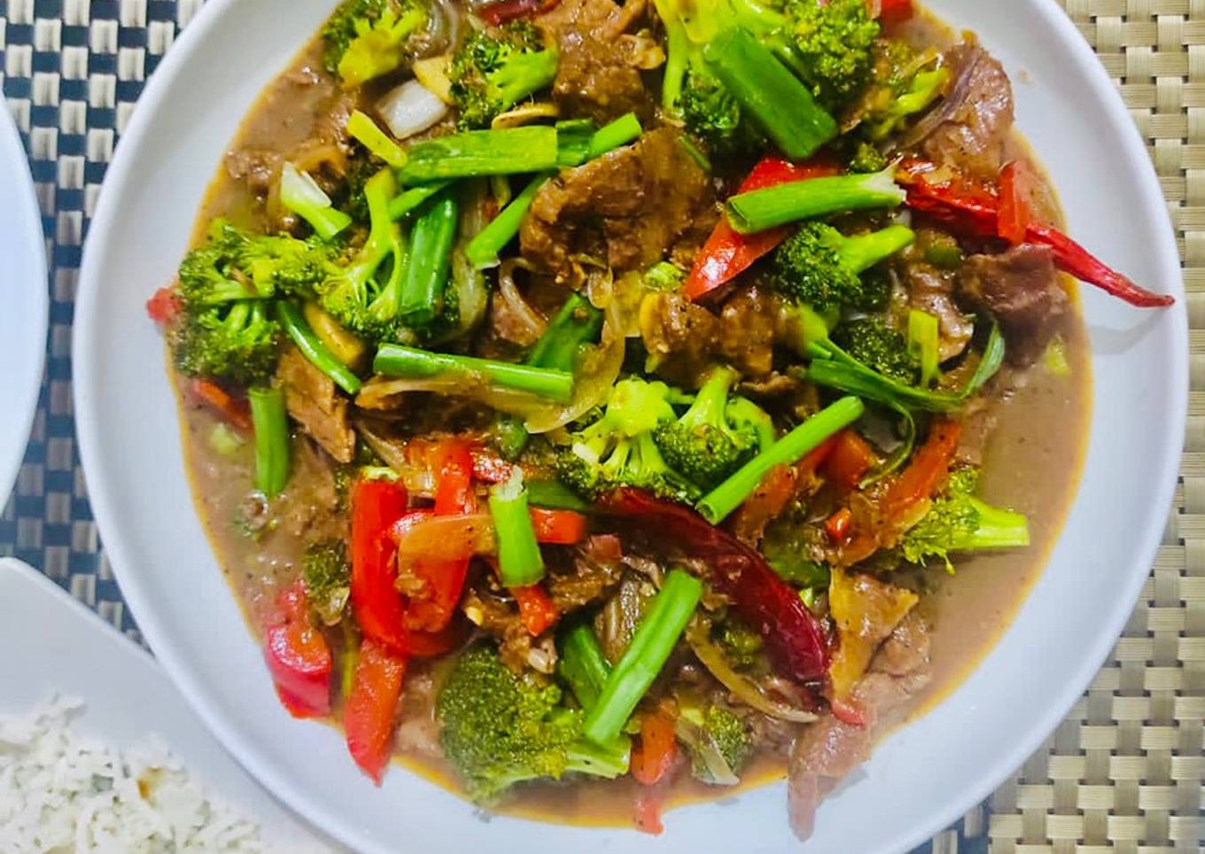 Chinese style beef with broccoli 🥦