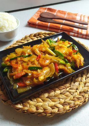 Foto resep Udang Goreng Mentega🍤🍚