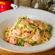 Fetuccini con camarones 🍜