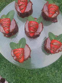 Una foto de Mini tartitas de chocolate