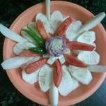 प्याज़ टोमेटो तुरनिप सलाद (Onion,tomato,turnip salad recipe in hindi)