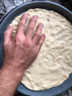 Una foto de Masa de pizza en Moulinex Companion