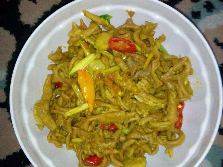 Cara Mudah Membuat Resep Usus bumbu kuning yang Lezat Anti Ribet, Sempurna