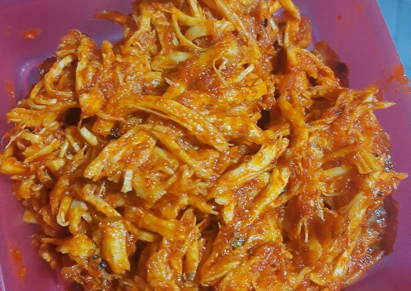 17. Suwir Ayam Pedas Manis