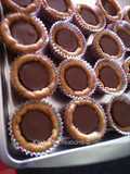 Peanut butter blossoms with Reese's!